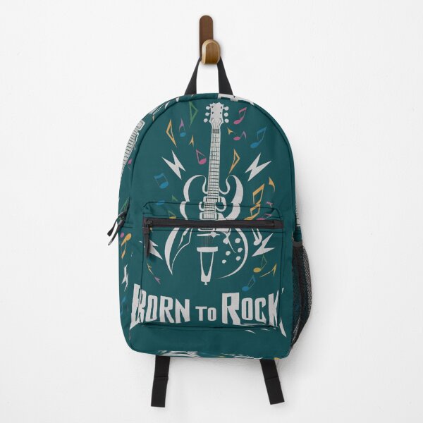 Item preview, Born to Rock: Stylized Guitar & Colorful Music Notes designed and sold by redask2me.
