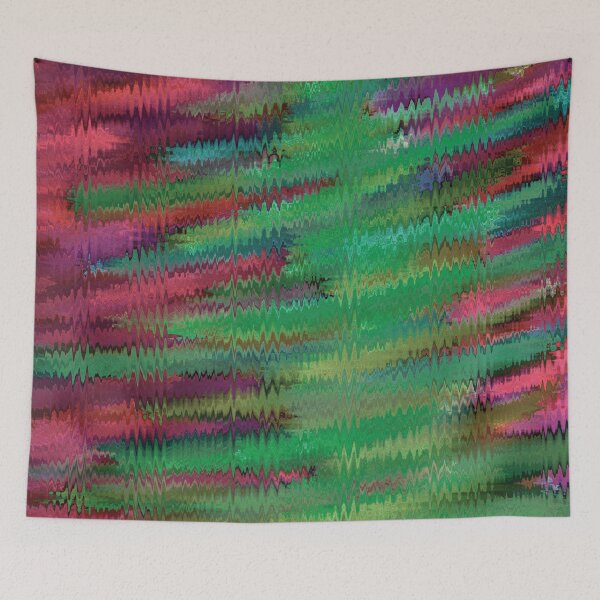Item preview, Zigzag Tree Red Plum Sky designed and sold by Alexandria Levin.