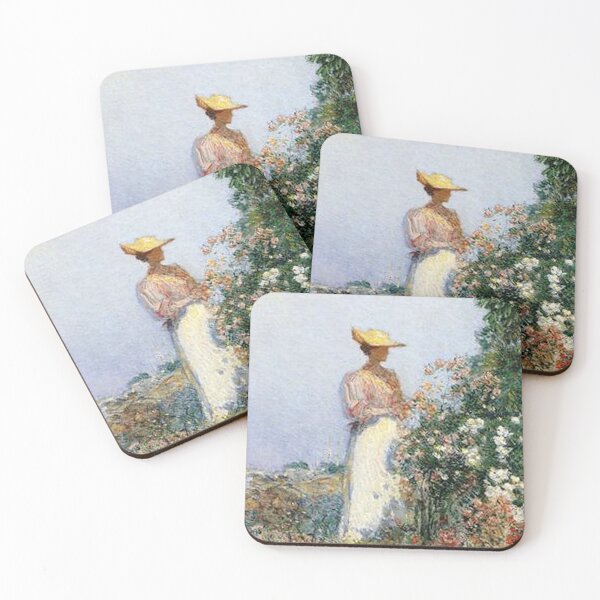 Item preview, Lady in Flower Garden designed and sold by tomorrowsart.