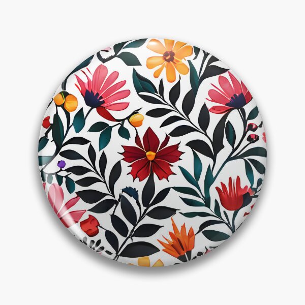 Item preview, Vibrant Retro Floral Fusion designed and sold by MrKATORSKI.