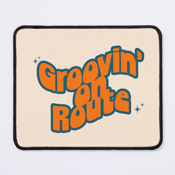Item preview, Groovin' on Route Retro Sassy Word Art designed and sold by TheMugDirectory.