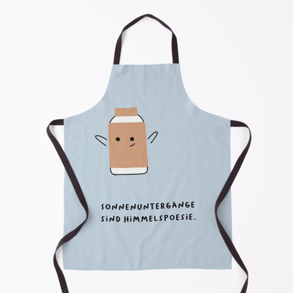 Item preview, Sonnenuntergänge sind Himmelsdichtung | Cute Drinking Bottle Illustration designed and sold by RM-Journey.