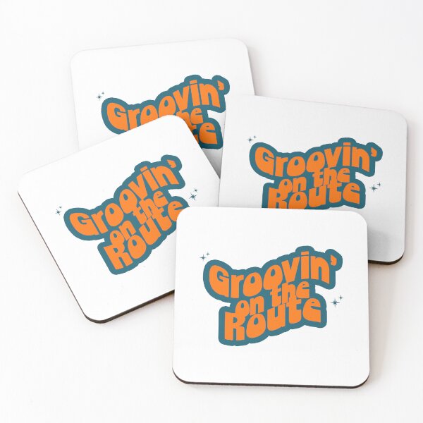 Item preview, Groovin' on the Route Retro Sassy Word Art designed and sold by TheMugDirectory.