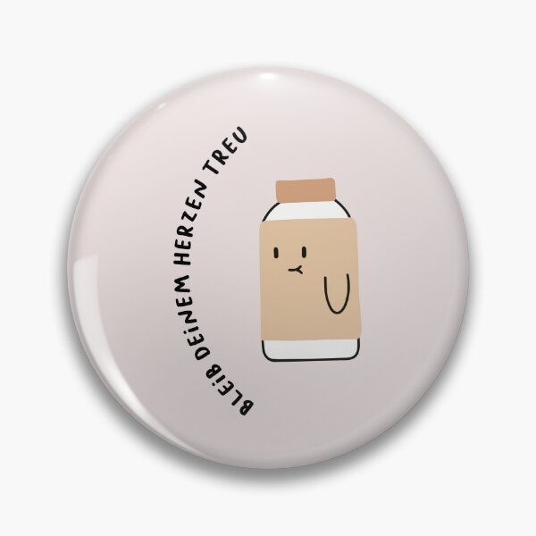 Item preview, Bleib deinem Herzen treu | Cute Drinking Bottle Illustration designed and sold by RM-Journey.