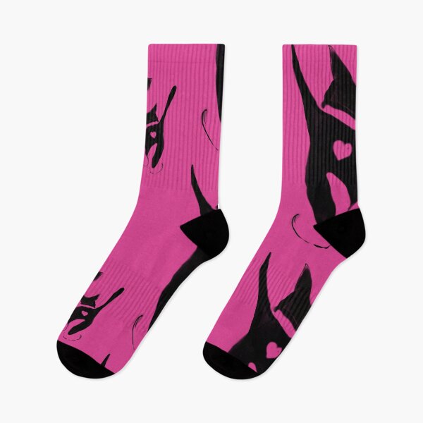 Item preview, Neon pink cat  designed and sold by Kobemyers.