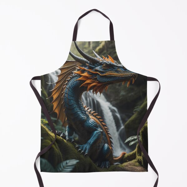 Item preview, Enchanted Blue & Orange Dragon Mystical Forest Lair designed and sold by EnchantedVista.