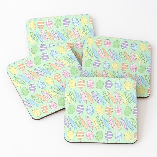 Item preview, Easter Eggs Green designed and sold by WickedRefined - Nicole Demereckis.