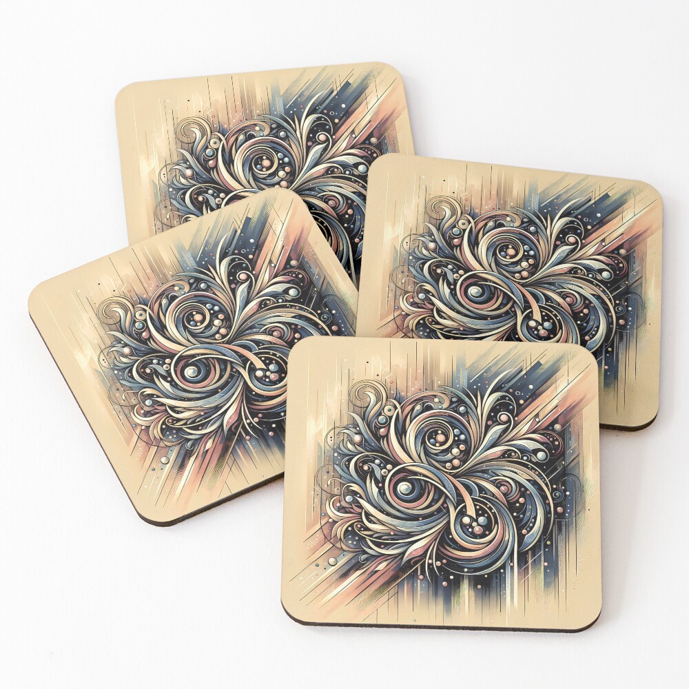 Item preview, Coasters (Set of 4) designed and sold by Queueka.