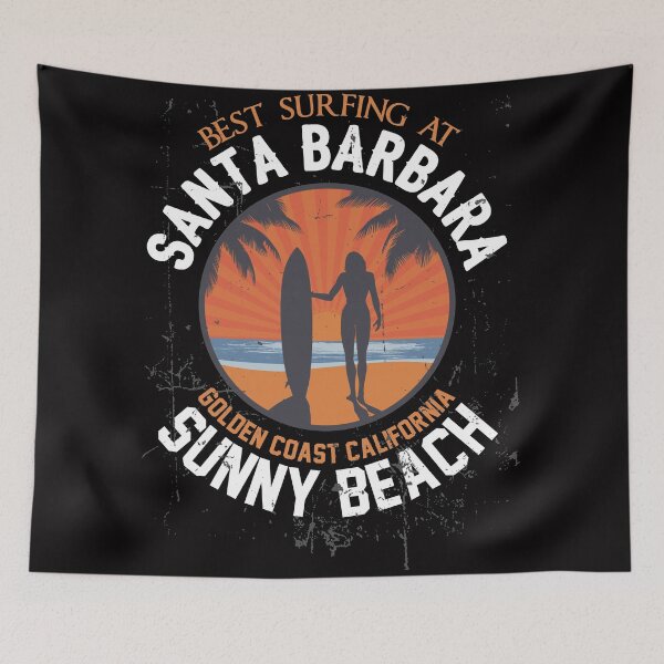 Item preview, Santa Barbara Surfing Lover designed and sold by Sunnyhova.
