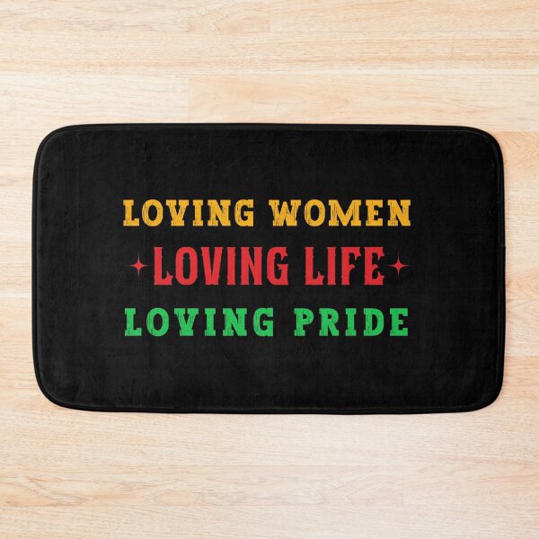 Item preview,  Loving Women Loving Life Loving Pride Retro Vintage Typography  Pride Month Design designed and sold by Raise2Shine.