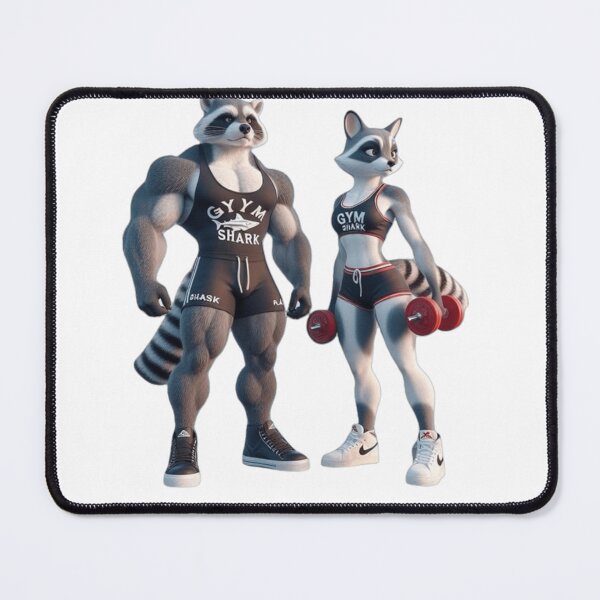 Item preview, GYM LOVER Raccoon designed and sold by 42youbest.