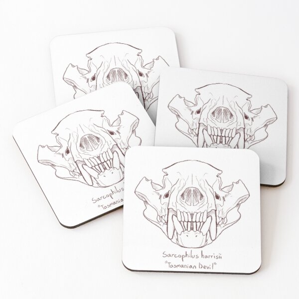 Item preview, Tasmanian devil Skull designed and sold by GrilledRetro.