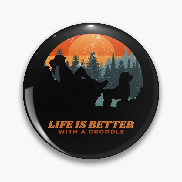 Item preview, Womens Life Is Better With A Groodle Sunset Gift designed and sold by Guarddogdrive.