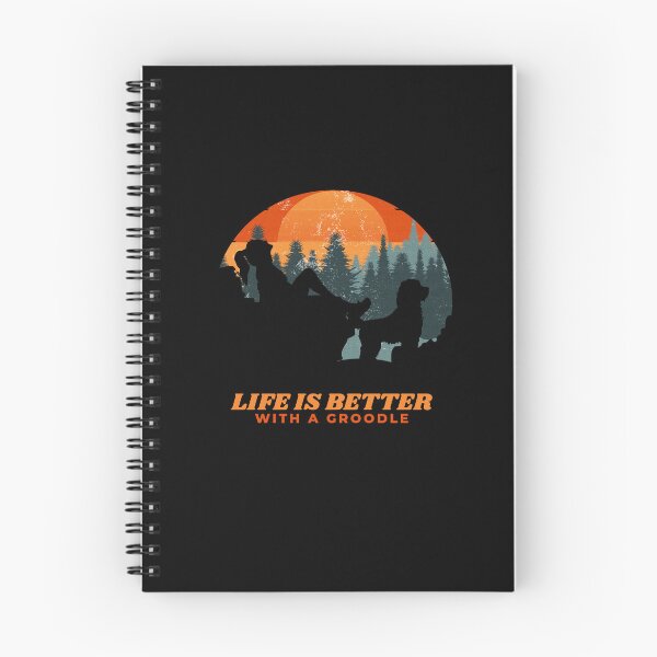 Item preview, Womens Life Is Better With A Groodle Sunset Gift designed and sold by Guarddogdrive.