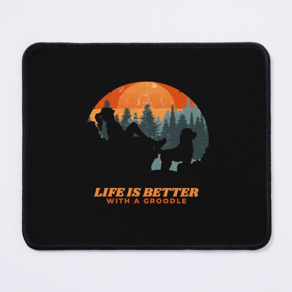 Item preview, Womens Life Is Better With A Groodle Sunset Gift designed and sold by Guarddogdrive.