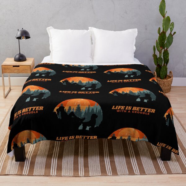 Item preview, Womens Life Is Better With A Groodle Sunset Gift designed and sold by Guarddogdrive.