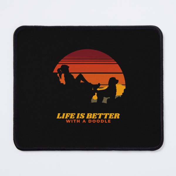 Item preview, Womens Life Is Better With A Doodle Sunset Gift designed and sold by Guarddogdrive.