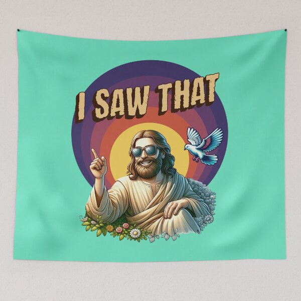 Item preview, I saw that Jesus meme designed and sold by SmilesnGifts.