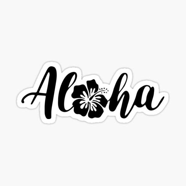 aloha stickers Sticker