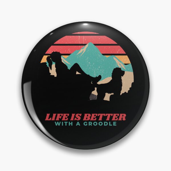 Item preview, Womens Life Is Better With A Groodle Sunset Gift designed and sold by Guarddogdrive.