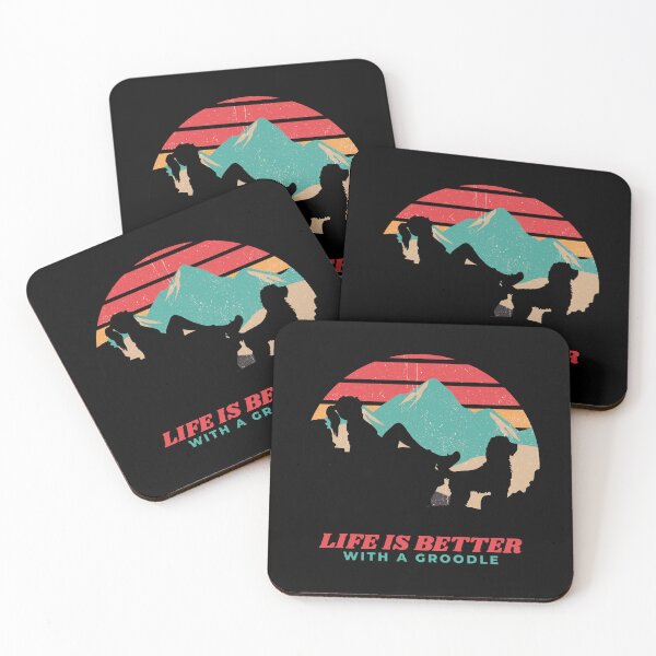 Item preview, Womens Life Is Better With A Groodle Sunset Gift designed and sold by Guarddogdrive.