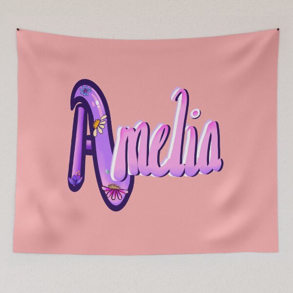 Item preview, Amelia 2 Girls and womens Personalized Custom name Amelia designed and sold by Artonmytee.