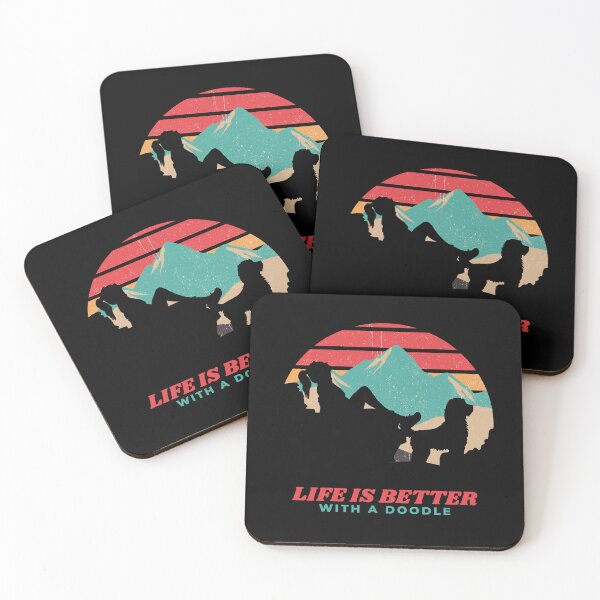 Item preview, Womens Life Is Better With A Doodle Sunset Gift designed and sold by Guarddogdrive.