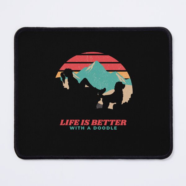 Item preview, Womens Life Is Better With A Doodle Sunset Gift designed and sold by Guarddogdrive.