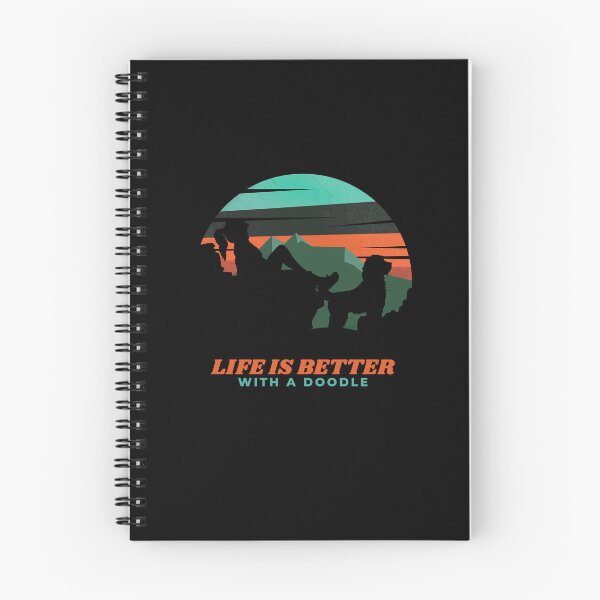 Item preview, Womens Life Is Better With A Doodle Sunset Gift designed and sold by Guarddogdrive.