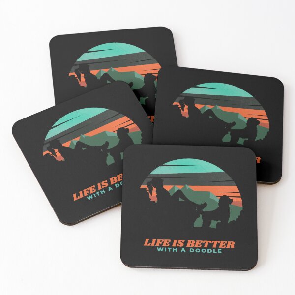 Item preview, Womens Life Is Better With A Doodle Sunset Gift designed and sold by Guarddogdrive.