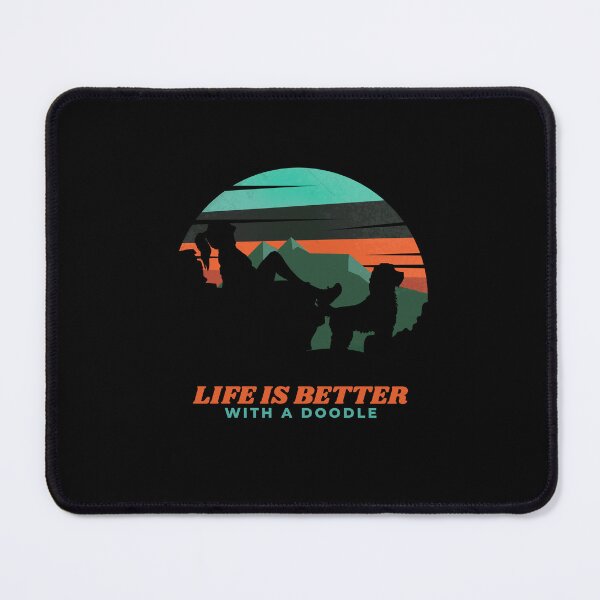 Item preview, Womens Life Is Better With A Doodle Sunset Gift designed and sold by Guarddogdrive.