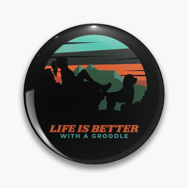 Item preview, Womens Life Is Better With A Groodle Sunset Gift designed and sold by Guarddogdrive.