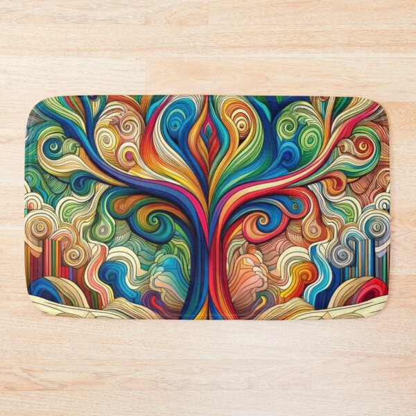 Item preview, Colorful Tree Optical Illusion designed and sold by ArtemisDesignAI.