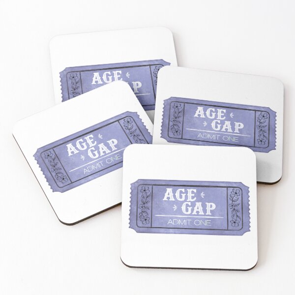 Item preview, Romance Book Trope Ticket - Age Gap designed and sold by serafineaandd.