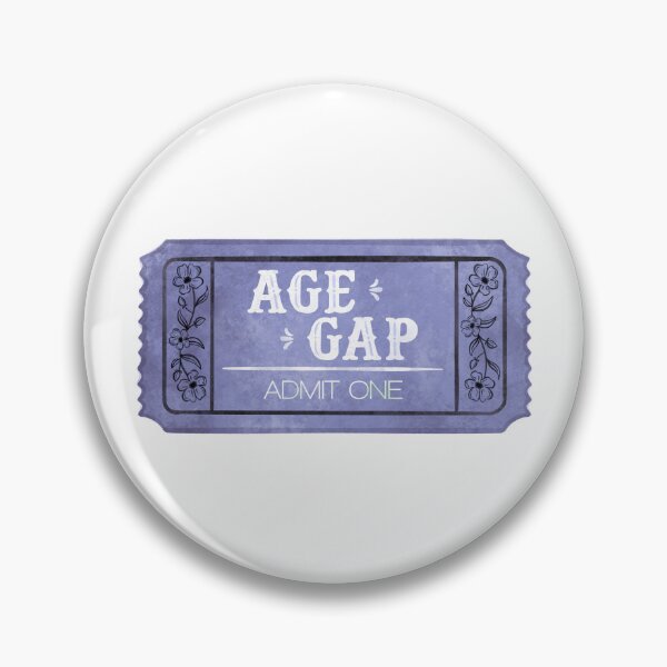Item preview, Romance Book Trope Ticket - Age Gap designed and sold by serafineaandd.