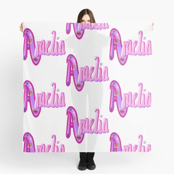 Vista previa del artículo con la obra «Amelia contorno rosa Niñas y mujeres Personalizado Nombre personalizado Amelia», diseñado y vendido por Artonmytee.