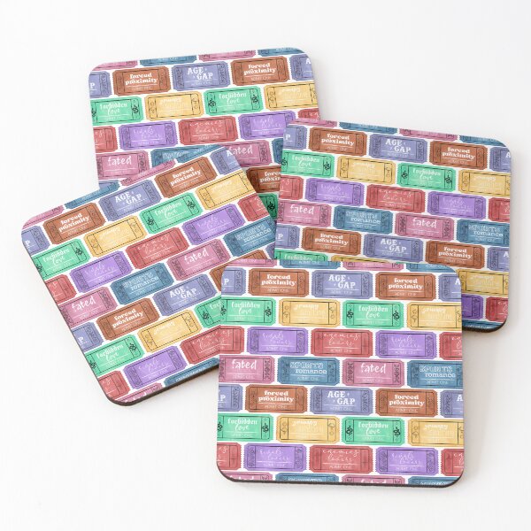Item preview, Romance Trope Tickets, White designed and sold by serafineaandd.