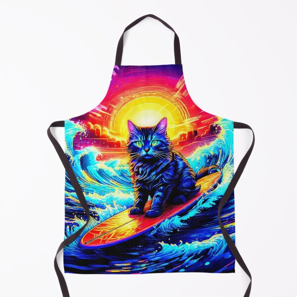 Item preview, Cat Surf Sunrise designed and sold by Kingcls.