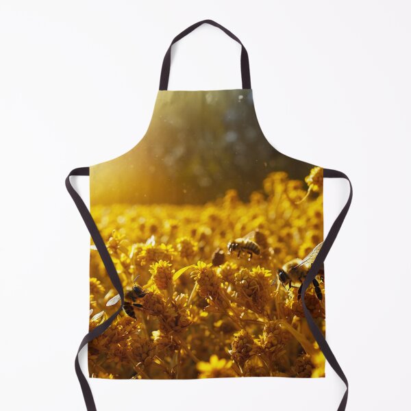 Item preview, Beautiful Honey Moon Bees Collecting pollen designed and sold by SassyArtistry.