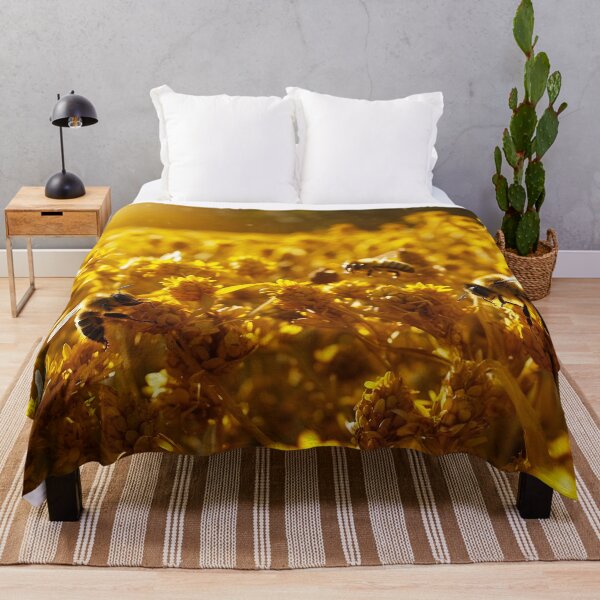 Item preview, Beautiful Honey Moon Bees Collecting pollen designed and sold by SassyArtistry.