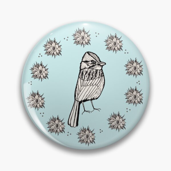 Item preview, Chincol with Flowers designed and sold by bagiolita.