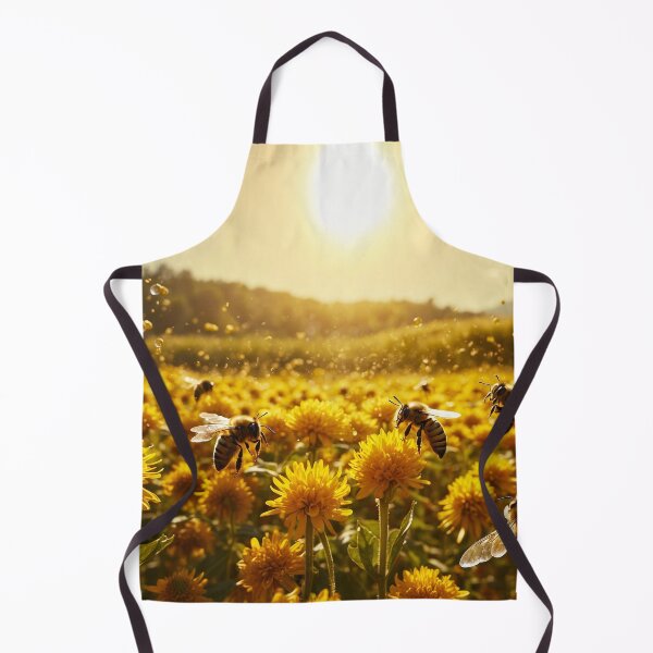 Item preview, Beautiful Honey Moon Bees Collecting pollen at sunset designed and sold by SassyArtistry.