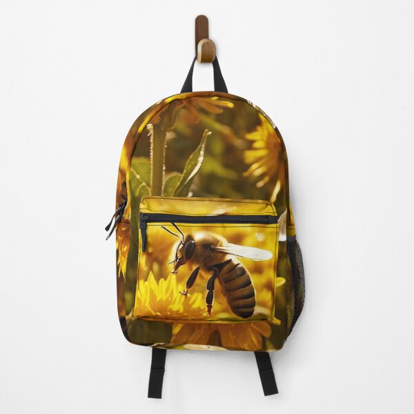 Item preview, Beautiful Honey Moon Bees Collecting pollen at sunset designed and sold by SassyArtistry.