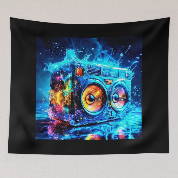 Item preview, Boombox Splash designed and sold by Kingcls.