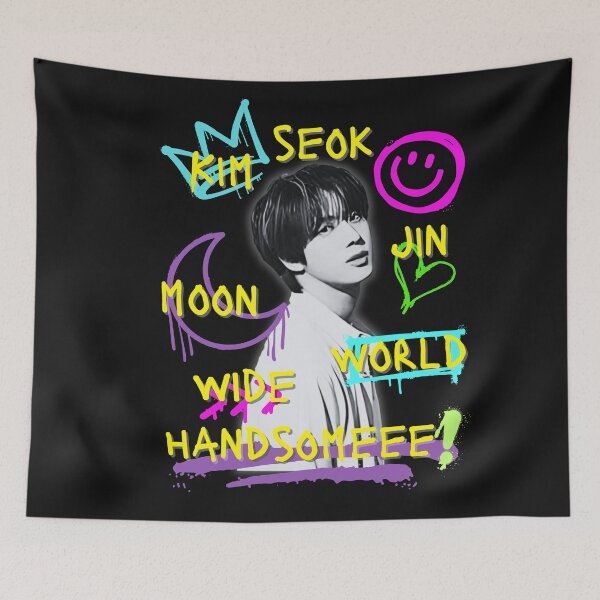 Item preview, BTS Jin Worldwide Handsome designed and sold by BTSFanmerch.