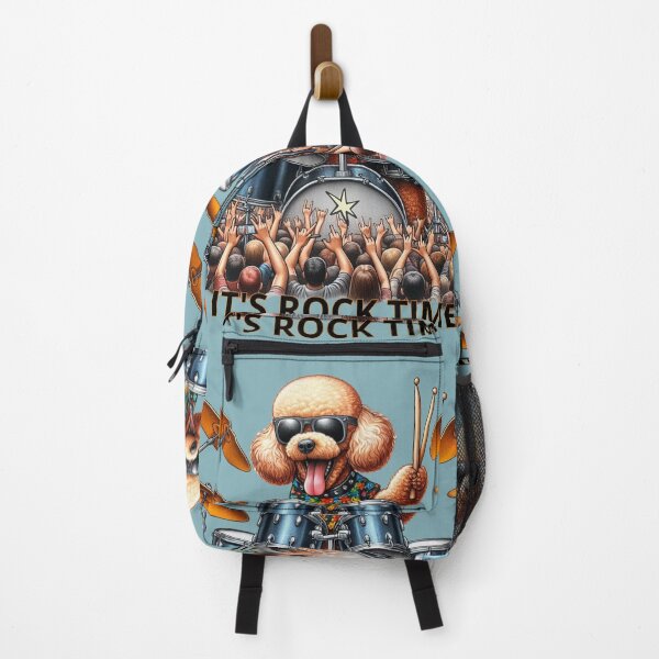 Item preview, Poodle dog drummer at concert. It's rock time designed and sold by Sublime Infinito.
