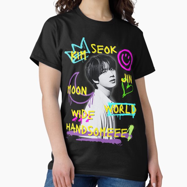 BTS JIN WORLDWIDE HANDSOME Tシャツ　Mサイズ Worldwide Handsome BTS Jin T Shirt - mpcteehouse.com