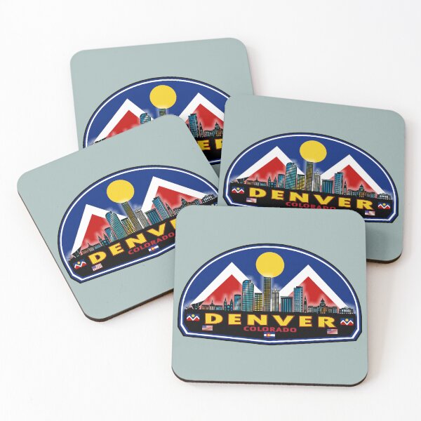 Item preview, Denver Colorado skyline flag designed and sold by studioss76.