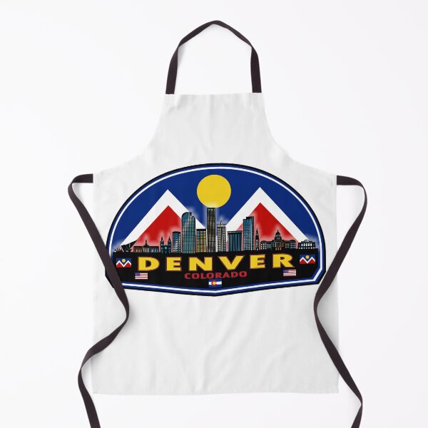 Item preview, Denver Colorado skyline flag designed and sold by studioss76.