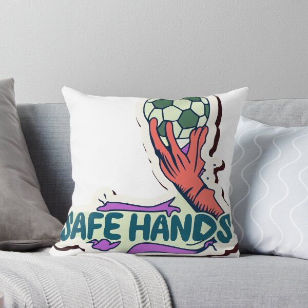 Item preview, Safe Hands - Goalie Catching Soccer Ball Art designed and sold by NiftyWrx.